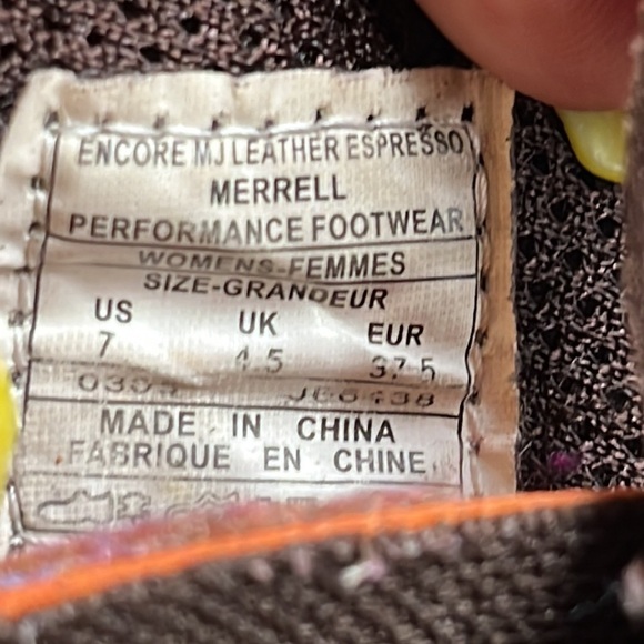 Merrell Encore Espresso Suede Slip On Mule Sz 7. MR1102 - Picture 8 of 8